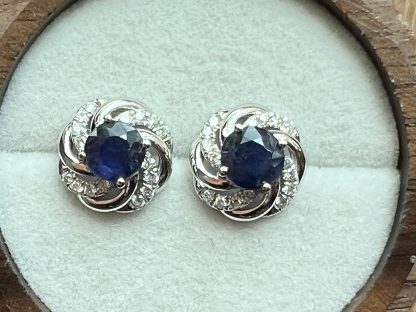 Natural Sapphire earrings