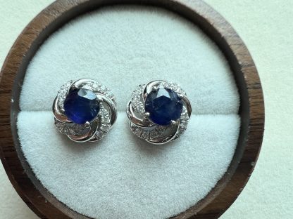 Natural Sapphire earrings